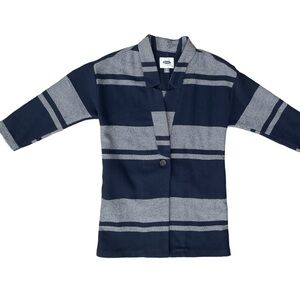 Old Navy Navy and White Striped Jacket
